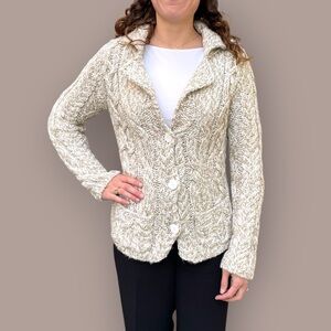 Think Pink Chunky Knit Cardigan